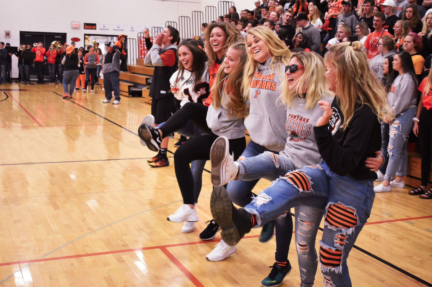 Homecoming pep dance